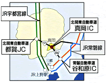 自動車でお越しの方